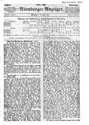 Nürnberger Anzeiger Samstag 4. November 1865