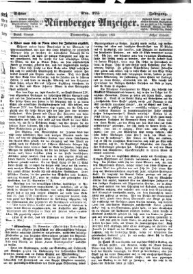 Nürnberger Anzeiger Donnerstag 23. November 1865