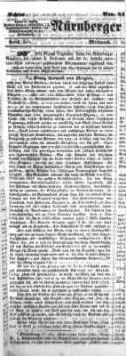 Nürnberger Anzeiger Mittwoch 13. Dezember 1865