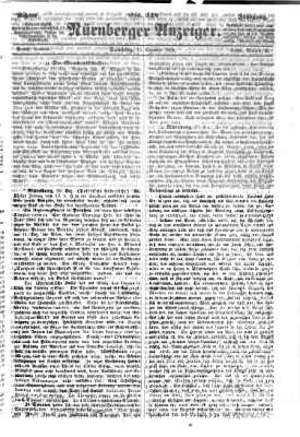 Nürnberger Anzeiger Samstag 16. Dezember 1865