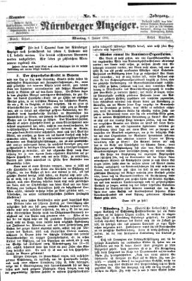 Nürnberger Anzeiger Montag 8. Januar 1866