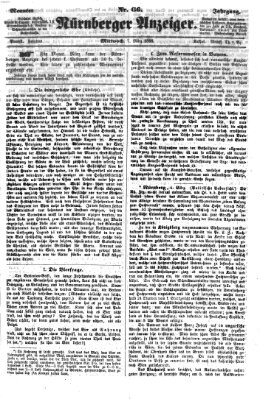 Nürnberger Anzeiger Mittwoch 7. März 1866