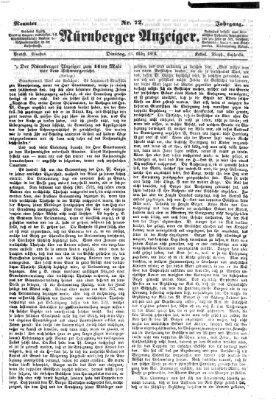 Nürnberger Anzeiger Dienstag 13. März 1866