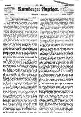 Nürnberger Anzeiger Mittwoch 14. März 1866