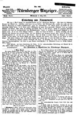 Nürnberger Anzeiger Mittwoch 21. März 1866