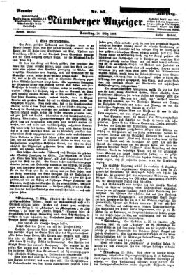 Nürnberger Anzeiger Samstag 24. März 1866