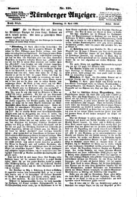 Nürnberger Anzeiger Sonntag 29. April 1866