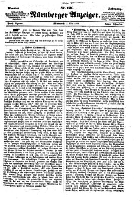 Nürnberger Anzeiger Mittwoch 2. Mai 1866