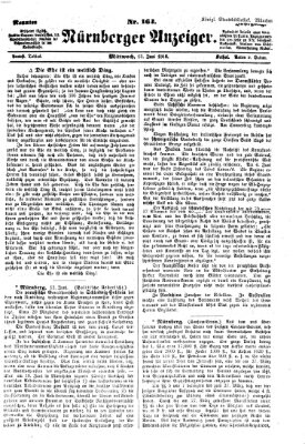 Nürnberger Anzeiger Mittwoch 13. Juni 1866