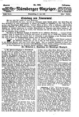 Nürnberger Anzeiger Donnerstag 14. Juni 1866