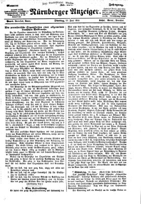 Nürnberger Anzeiger Dienstag 19. Juni 1866