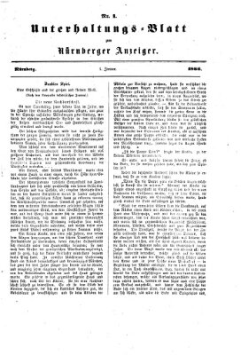 Nürnberger Anzeiger Montag 1. Januar 1866