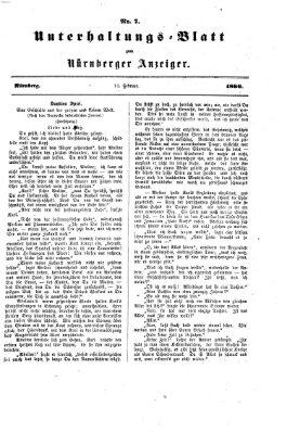 Nürnberger Anzeiger Sonntag 11. Februar 1866