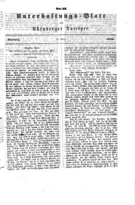 Nürnberger Anzeiger Sonntag 18. März 1866