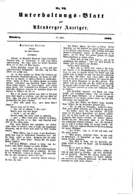 Nürnberger Anzeiger Sonntag 10. Juni 1866