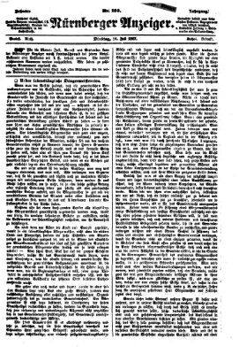 Nürnberger Anzeiger Dienstag 16. Juli 1867