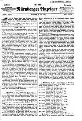 Nürnberger Anzeiger Montag 29. Juli 1867