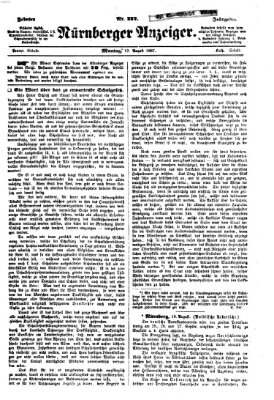 Nürnberger Anzeiger Montag 19. August 1867