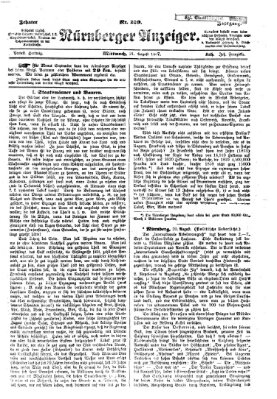 Nürnberger Anzeiger Mittwoch 21. August 1867