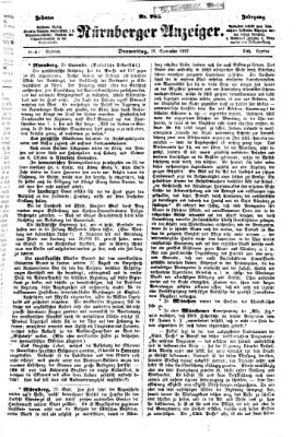 Nürnberger Anzeiger Donnerstag 26. September 1867