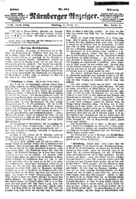 Nürnberger Anzeiger Dienstag 15. Oktober 1867