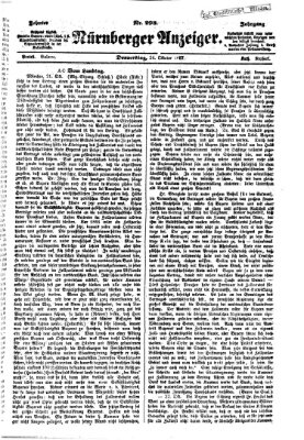 Nürnberger Anzeiger Donnerstag 24. Oktober 1867