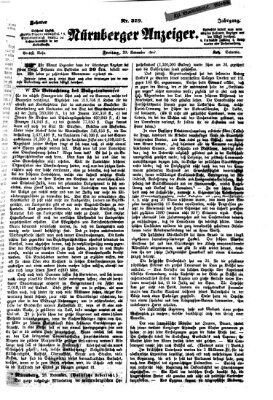 Nürnberger Anzeiger Freitag 29. November 1867