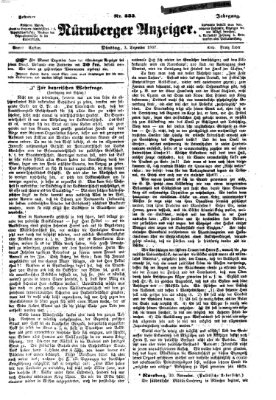 Nürnberger Anzeiger Dienstag 3. Dezember 1867