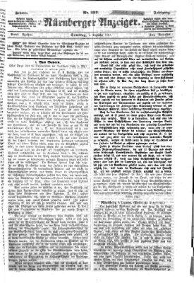 Nürnberger Anzeiger Samstag 7. Dezember 1867