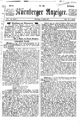 Nürnberger Anzeiger Dienstag 28. Januar 1868