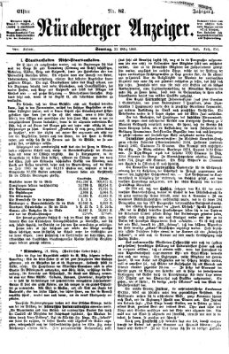 Nürnberger Anzeiger Sonntag 22. März 1868