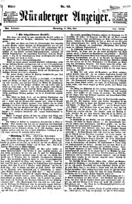 Nürnberger Anzeiger Sonntag 29. März 1868