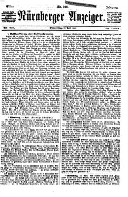 Nürnberger Anzeiger Donnerstag 16. April 1868