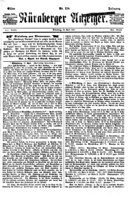 Nürnberger Anzeiger Dienstag 28. April 1868