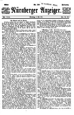 Nürnberger Anzeiger Sonntag 10. Mai 1868