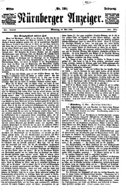 Nürnberger Anzeiger Montag 18. Mai 1868