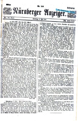 Nürnberger Anzeiger Dienstag 26. Mai 1868