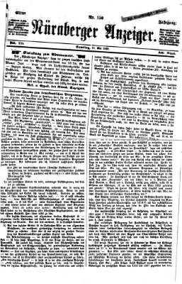 Nürnberger Anzeiger Samstag 30. Mai 1868