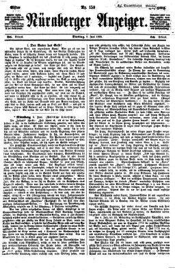 Nürnberger Anzeiger Dienstag 9. Juni 1868