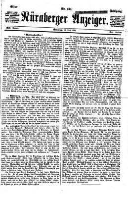 Nürnberger Anzeiger Sonntag 14. Juni 1868