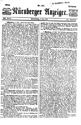 Nürnberger Anzeiger Donnerstag 18. Juni 1868