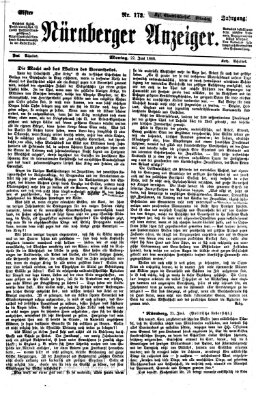 Nürnberger Anzeiger Montag 22. Juni 1868