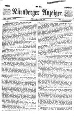 Nürnberger Anzeiger Mittwoch 24. Juni 1868