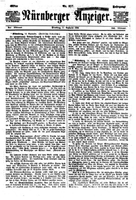 Nürnberger Anzeiger Dienstag 15. September 1868