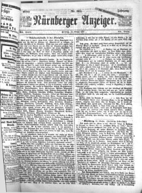 Nürnberger Anzeiger Freitag 23. Oktober 1868