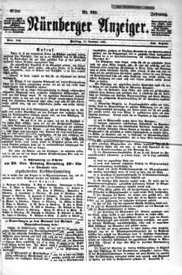 Nürnberger Anzeiger Freitag 27. November 1868