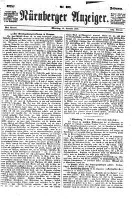 Nürnberger Anzeiger Montag 30. November 1868