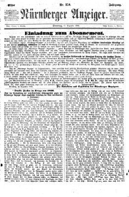 Nürnberger Anzeiger Sonntag 27. Dezember 1868