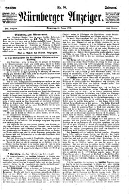 Nürnberger Anzeiger Samstag 30. Januar 1869