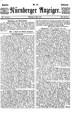 Nürnberger Anzeiger Freitag 26. März 1869